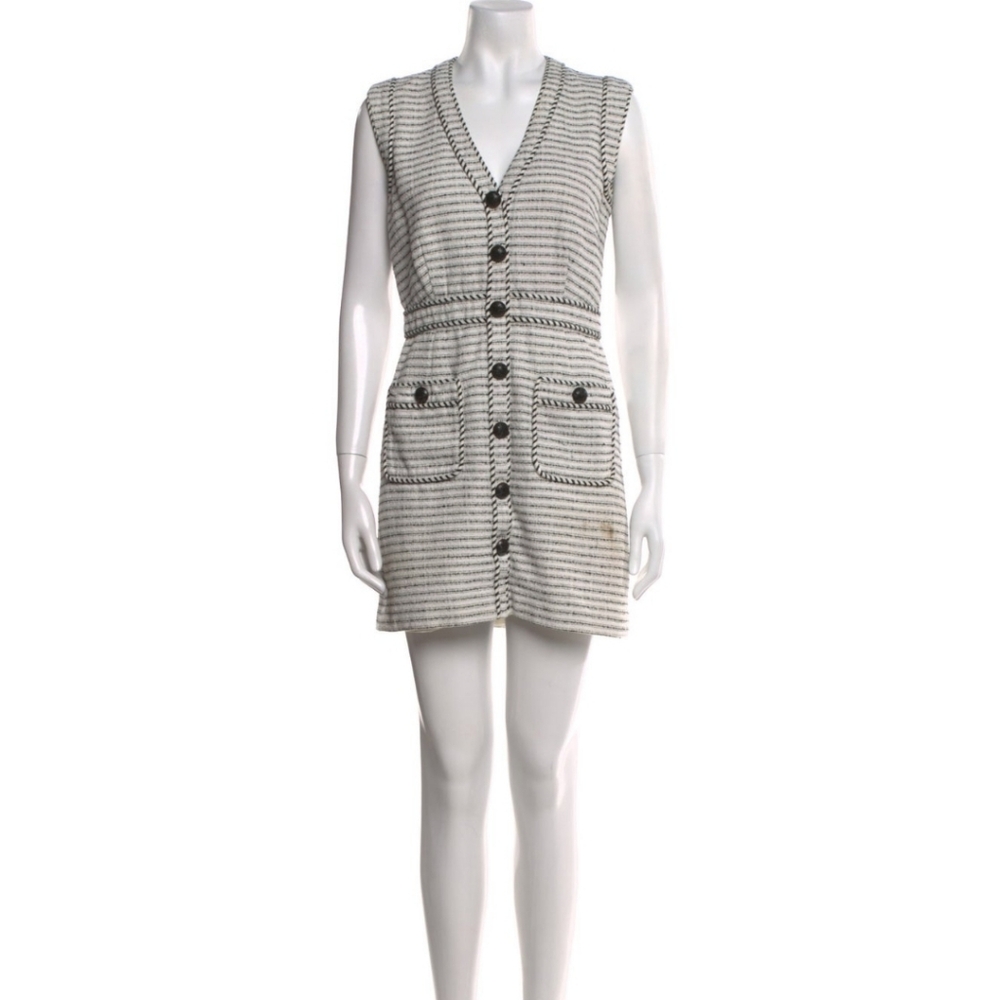 Veronica Beard Striped‎ Mini Dress Size 6 - Picture 2 of 6
